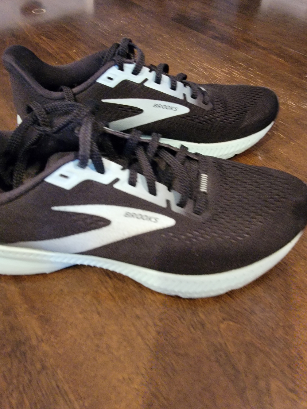 Brooks Black & White Running Shoes